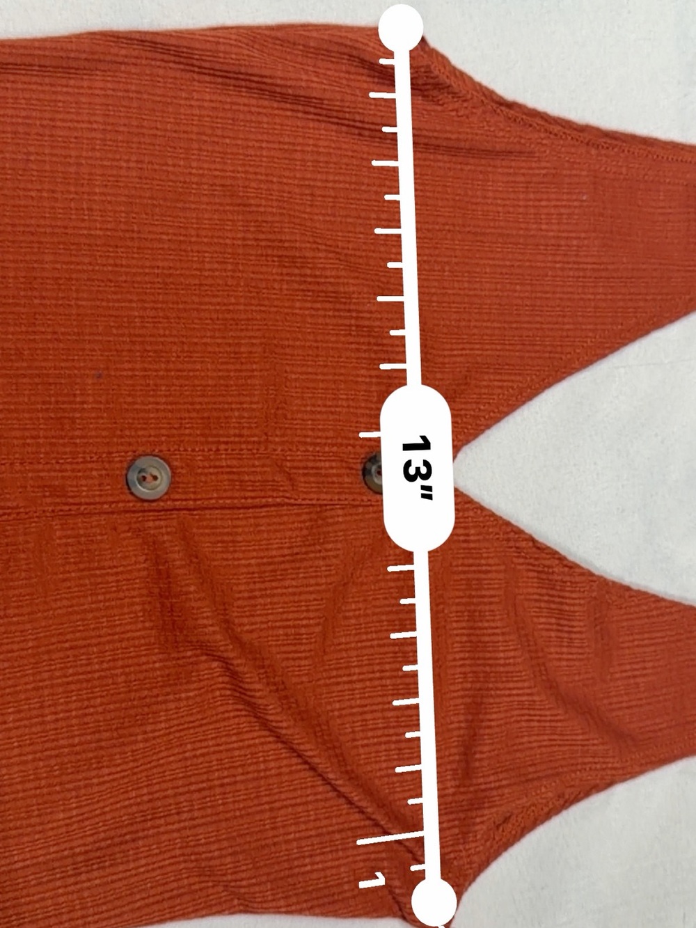 Caution To The Wind Ribbed Button-Front Tank Top in Rust - Picture 10 of 11